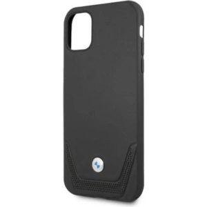 Kup Etui BMW BMHCN61RSWPK Apple iPhone 11 fekete/black hardcase bőr perforált - BMW031BLK - {ean13} - Sklep Home Screen