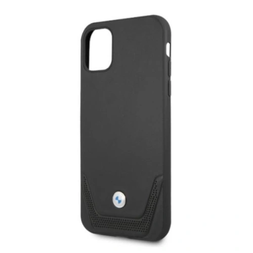 Kup Etui BMW BMHCN61RSWPK Apple iPhone 11 fekete/black hardcase bőr perforált - BMW031BLK - {ean13} - Sklep Home Screen