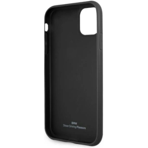 Etui BMW BMHCN61RSWPK Apple iPhone 11 czarny/black hardcase Leather Perforate