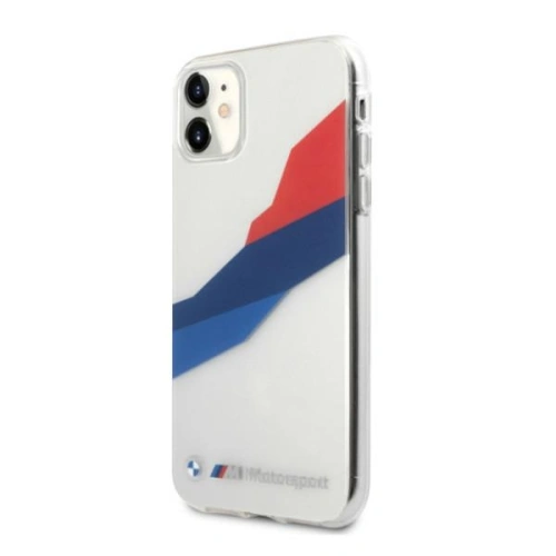 Kup Etui BMW BMHCN61SKTGT Apple iPhone 11 transparent hardcase Motorsport Tricolor - BMW034CL - {ean13} - Sklep Home Screen