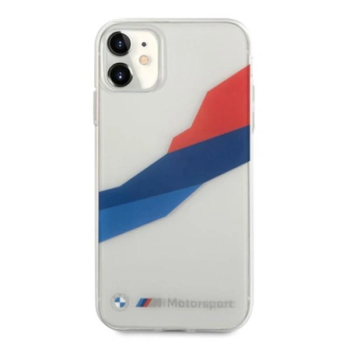 Kup Etui BMW BMHCN61SKTGT Apple iPhone 11 transparent hardcase Motorsport Tricolor - BMW034CL - {ean13} - Sklep Home Screen