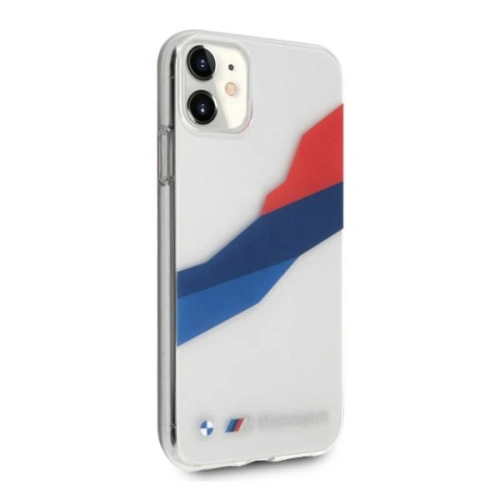 Kup Etui BMW BMHCN61SKTGT Apple iPhone 11 transparent hardcase Motorsport Tricolor - BMW034CL - {ean13} - Sklep Home Screen