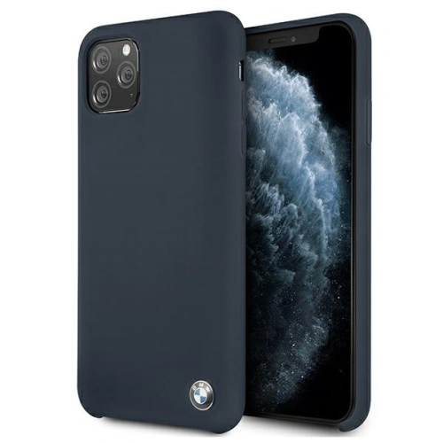 Kup Etui BMW BMHCN65SILNA Apple iPhone 11 Pro Max albastru închis/hardcase Silicon Signature - BMW037NAV - {ean13} - Sklep Home Screen