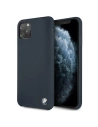 Etui BMW BMHCN65SILNA Apple iPhone 11 Pro Max albastru închis/hardcase Silicon Signature