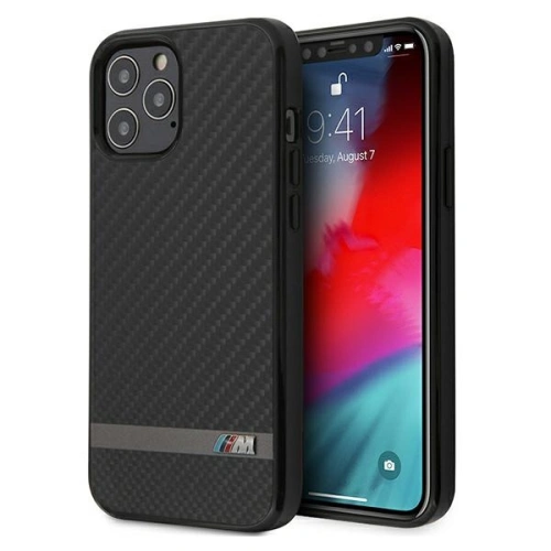 Kup Etui BMW BMHCP12LASCFBK Apple iPhone 12 Pro Max negru/black hardcase M Collection Carbon - BMW039BLK - {ean13} - Sklep Home Screen
