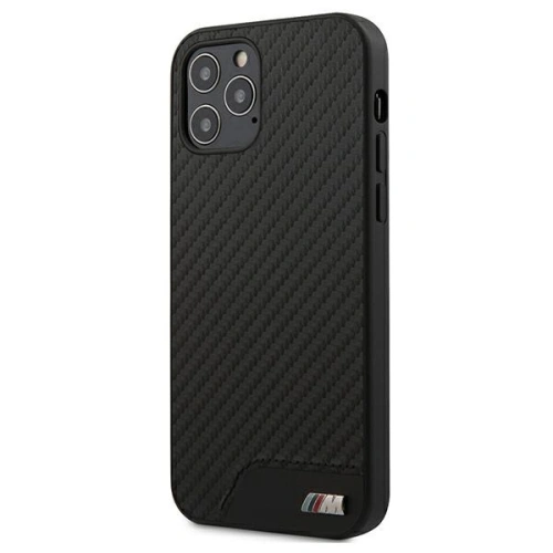 Kup Etui BMW BMHCP12LCABBK Apple iPhone 12 Pro Max negru/black hardcase M Collection PU Carbon - BMW040BLK - {ean13} - Sklep Home Screen