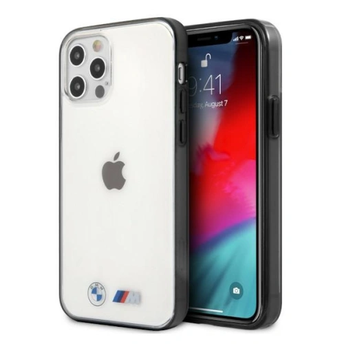 Kup Case BMW BMHCP12LMBTOK Apple iPhone 12 Pro Max transparente Hartschale Sandblast - BMW042CL - {ean13} - Sklep Home Screen