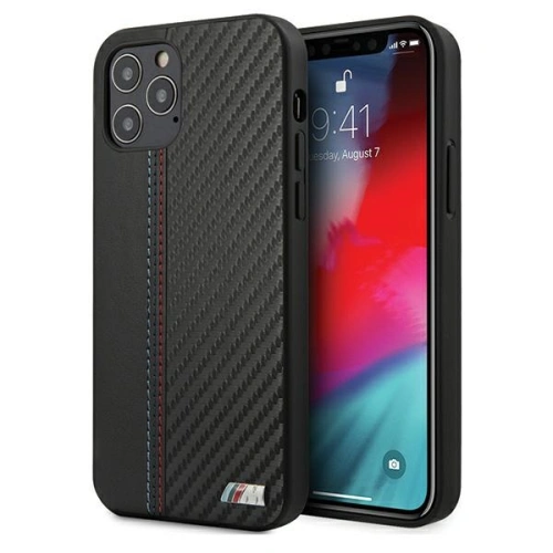 Kup Etui BMW BMHCP12LMCARBK Apple iPhone 12 Pro Max černý/black hardcase M Collection PU Carbon Stripe - BMW043BLK - {ean13} - Sklep Home Screen