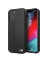 BMW BMHCP12LMCARBK Apple iPhone 12 Pro Max black hardcase M Collection PU Carbon Stripe