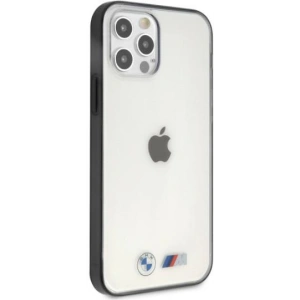 Kup Etui BMW BMHCP12LMBTOK Apple iPhone 12 Pro Max transparent hardcase Sandblast - BMW042CL - {ean13} - Sklep Home Screen