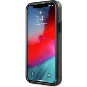 Etui BMW BMHCP12LMBTOK Apple iPhone 12 Pro Max áttetsző kemény tok Sandblast