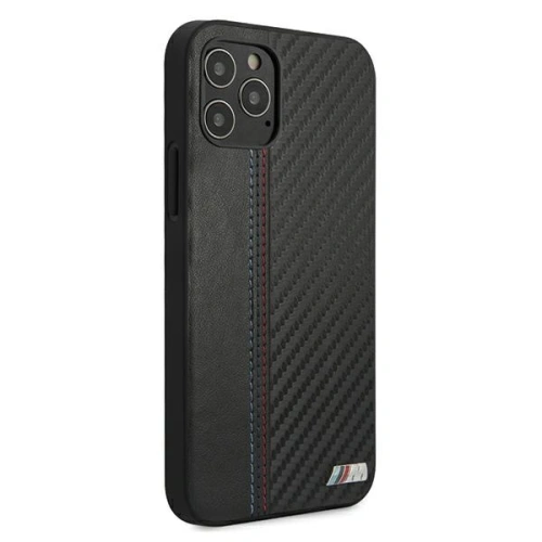 Kup Etui BMW BMHCP12LMCARBK Apple iPhone 12 Pro Max czarny/black hardcase M Collection PU Carbon Stripe - BMW043BLK - {ean13} - Sklep Home Screen