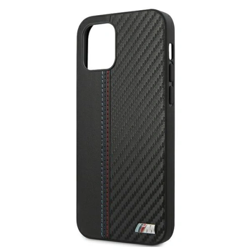 Kup Etui BMW BMHCP12LMCARBK Apple iPhone 12 Pro Max czarny/black hardcase M Collection PU Carbon Stripe - BMW043BLK - {ean13} - Sklep Home Screen