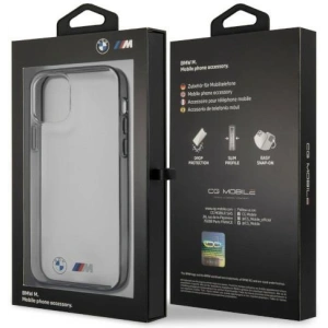 Kup Etui BMW BMHCP12LMBTOK Apple iPhone 12 Pro Max transparent hardcase Sandblast - BMW042CL - {ean13} - Sklep Home Screen
