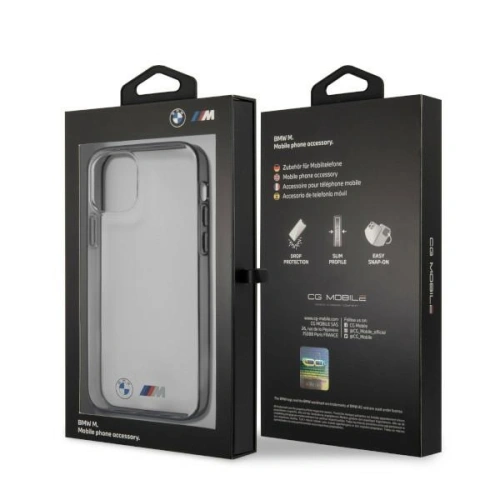 Kup Etui BMW BMHCP12LMBTOK Apple iPhone 12 Pro Max transparent hardcase Sandblast - BMW042CL - {ean13} - Sklep Home Screen