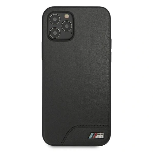 Kup Case BMW BMHCP12LMHOLBK Apple iPhone 12 Pro Max schwarz/schwarz Hardcase M Collection Smooth PU - BMW044BLK - {ean13} - Sklep Home Screen