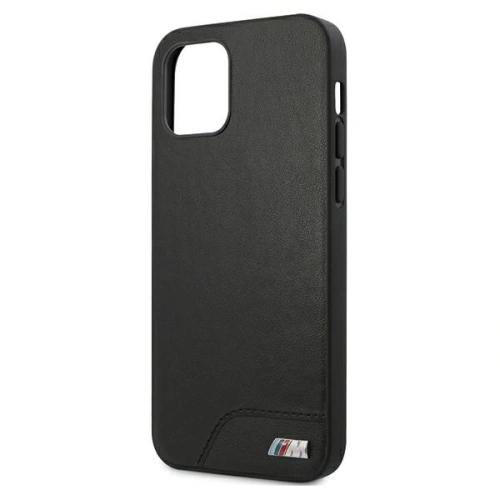 Kup Case BMW BMHCP12LMHOLBK Apple iPhone 12 Pro Max schwarz/schwarz Hardcase M Collection Smooth PU - BMW044BLK - {ean13} - Sklep Home Screen
