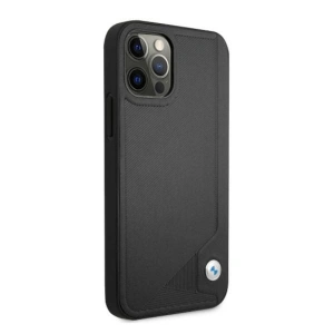 Kup Etui BMW BMHCP12LRCDPK Apple iPhone 12 Pro Max czarny/black hardcase Leather Deboss - BMW049BLK - {ean13} - Sklep Home Screen