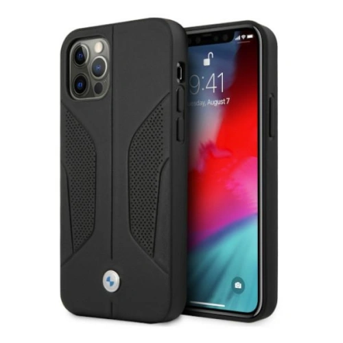 Kup Etui BMW BMHCP12LRSCSK Apple iPhone 12 Pro Max černý/black hardcase Leather Perforate Sides - BMW050BLK - {ean13} - Sklep Home Screen