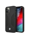 Etui BMW BMHCP12LRSCSK Apple iPhone 12 Pro Max czarny/black hardcase Leather Perforate Sides