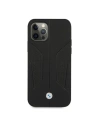 Buy BMW BMHCP12LRSCSK Apple iPhone 12 Pro Max black hardcase Leather Perforate Sides - BMW050BLK - {ean13} - Home Screen Store Europe