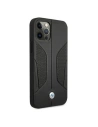 Buy BMW BMHCP12LRSCSK Apple iPhone 12 Pro Max black hardcase Leather Perforate Sides - BMW050BLK - {ean13} - Home Screen Store Europe
