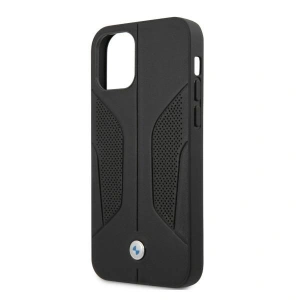 Kup Etui BMW BMHCP12LRSCSK Apple iPhone 12 Pro Max czarny/black hardcase Leather Perforate Sides - BMW050BLK - {ean13} - Sklep Home Screen