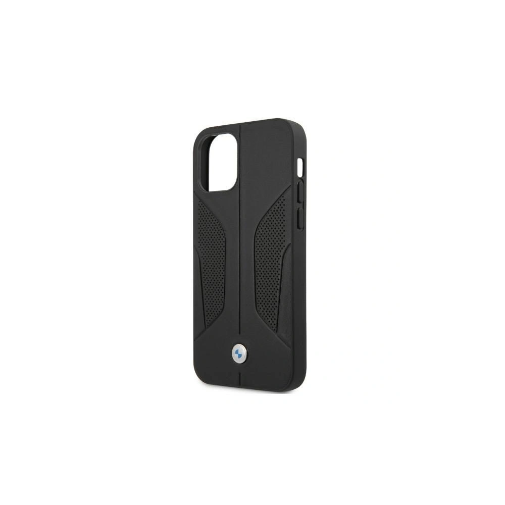 Etui BMW BMHCP12LRSCSK Apple iPhone 12 Pro Max czarny/black hardcase Leather Perforate Sides