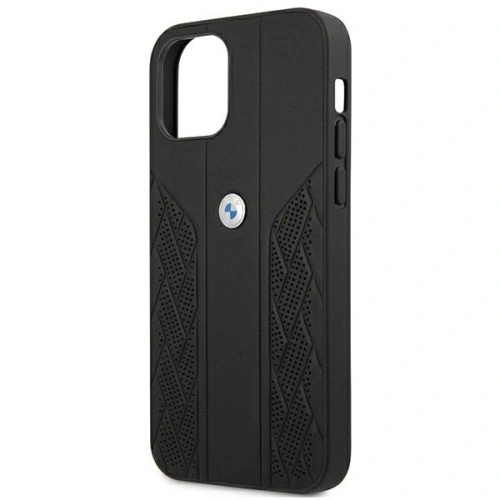 Kup Etui BMW BMHCP12LRSPPK Apple iPhone 12 Pro Max czarny/black hardcase Leather Curve Perforate - BMW051BLK - {ean13} - Sklep Home Screen