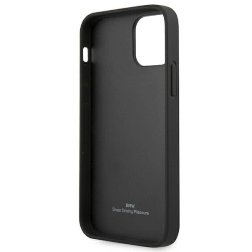 Buy BMW BMHCP12LRSPPK Apple iPhone 12 Pro Max black hardcase Leather Curve Perforate - BMW051BLK - {ean13} - Home Screen Store Europe