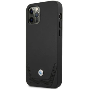 Kup Etui BMW BMHCP12LRSWPK Apple iPhone 12 Pro Max czarny/black hardcase Leather Perforate - BMW053BLK - {ean13} - Sklep Home Screen