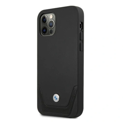 Kup Etui BMW BMHCP12LRSWPK Apple iPhone 12 Pro Max czarny/black hardcase Leather Perforate - BMW053BLK - {ean13} - Sklep Home Screen