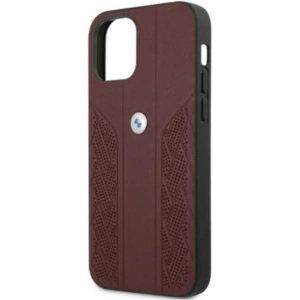 Kup Etui BMW BMHCP12LRSPPR Apple iPhone 12 Pro Max czerwony/red hardcase Leather Curve Perforate - BMW052RED - {ean13} - Sklep Home Screen