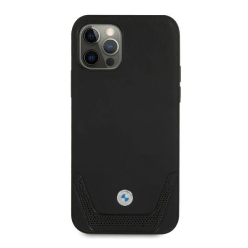 Kup Etui BMW BMHCP12LRSWPK Apple iPhone 12 Pro Max czarny/black hardcase Leather Perforate - BMW053BLK - {ean13} - Sklep Home Screen