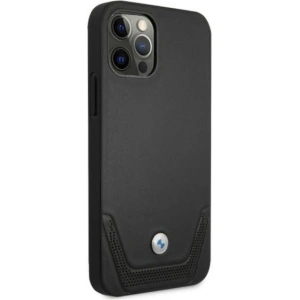 Kup Etui BMW BMHCP12LRSWPK Apple iPhone 12 Pro Max czarny/black hardcase Leather Perforate - BMW053BLK - {ean13} - Sklep Home Screen