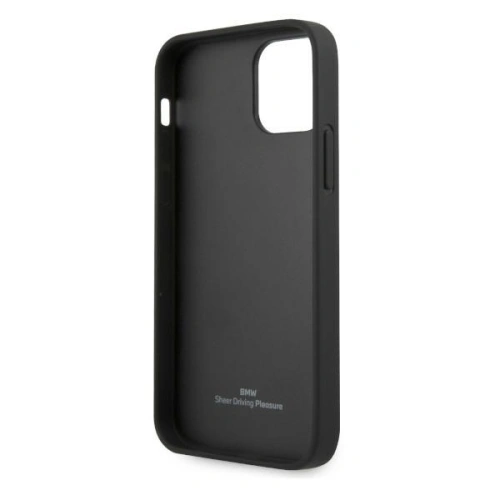 Buy BMW BMHCP12LRSWPK Apple iPhone 12 Pro Max black hardcase Leather Perforate - BMW053BLK - {ean13} - Home Screen Store Europe