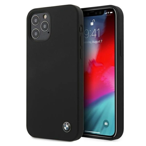 Kup Etui BMW BMHCP12LSILBK Apple iPhone 12 Pro Max fekete/black hardcase Silicone Signature - BMW054BLK - {ean13} - Sklep Home Screen