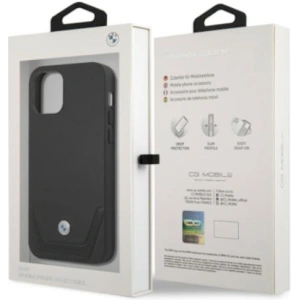 Kup Etui BMW BMHCP12LRSWPK Apple iPhone 12 Pro Max czarny/black hardcase Leather Perforate - BMW053BLK - {ean13} - Sklep Home Screen