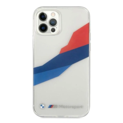 Kup Etui BMW BMHCP12LSKTGT Apple iPhone 12 Pro Max transparent hardcase Motorsport Tricolor - BMW055CL - {ean13} - Sklep Home Screen