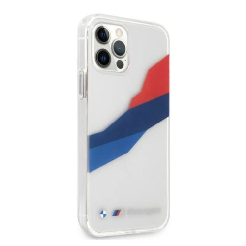 Kup Etui BMW BMHCP12LSKTGT Apple iPhone 12 Pro Max transparent hardcase Motorsport Tricolor - BMW055CL - {ean13} - Sklep Home Screen