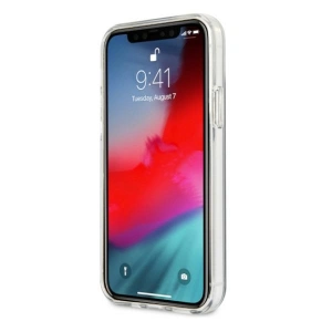 Etui BMW BMHCP12LSKTGT Apple iPhone 12 Pro Max átlátszó kemény tok Motorsport Tricolor