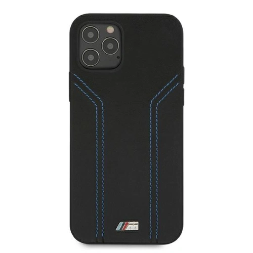 Kup Etui BMW BMHCP12MDLBK Apple iPhone 12/12 Pro černý/black hardcase M Collection Blue Lines - BMW063BLK - {ean13} - Sklep Home Screen