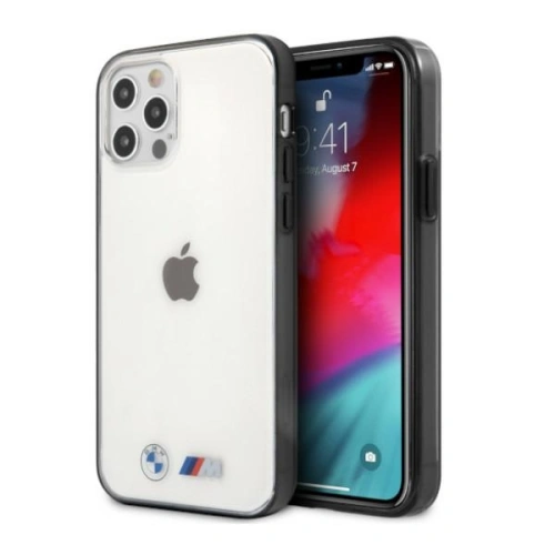 Kup Etui BMW BMHCP12MMBTOK Apple iPhone 12/12 Pro transparent hardcase Sandblast - BMW064CL - {ean13} - Sklep Home Screen