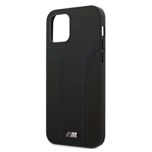 Kup Etui BMW BMHCP12MDLBK Apple iPhone 12/12 Pro negru/black hardcase M Collection Blue Lines - BMW063BLK - {ean13} - Sklep Home Screen