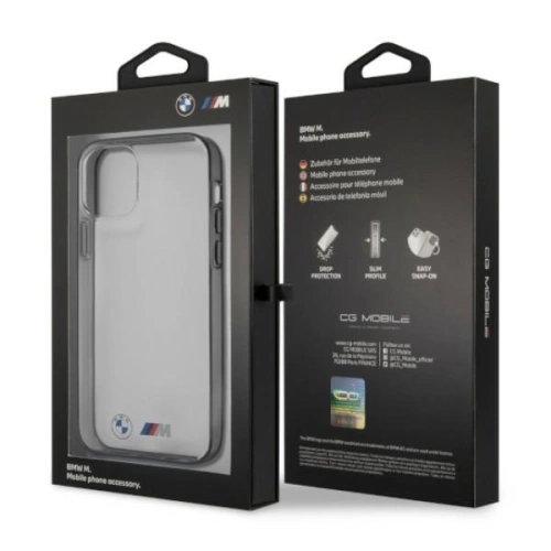 Kup Etui BMW BMHCP12MMBTOK Apple iPhone 12/12 Pro transparent hardcase Sandblast - BMW064CL - {ean13} - Sklep Home Screen