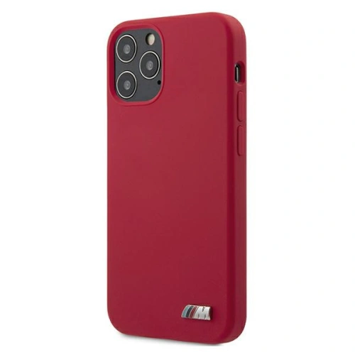 Kup Etui BMW BMHCP12MMSILRE Apple iPhone 12/12 Pro czerwony/red hardcase Silicone M Collection - BMW068RED - {ean13} - Sklep Home Screen