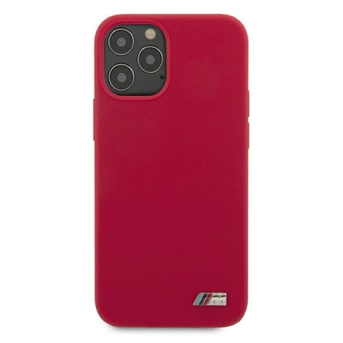 Kup Etui BMW BMHCP12MMSILRE Apple iPhone 12/12 Pro czerwony/red hardcase Silicone M Collection - BMW068RED - {ean13} - Sklep Home Screen