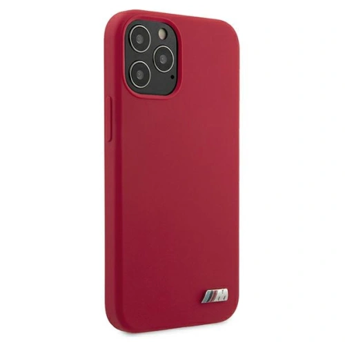 Kup Etui BMW BMHCP12MMSILRE Apple iPhone 12/12 Pro czerwony/red hardcase Silicone M Collection - BMW068RED - {ean13} - Sklep Home Screen