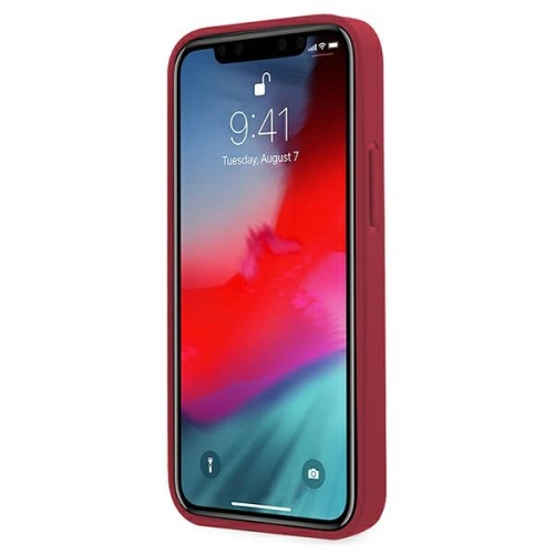 Kup Etui BMW BMHCP12MMSILRE Apple iPhone 12/12 Pro czerwony/red hardcase Silicone M Collection - BMW068RED - {ean13} - Sklep Home Screen