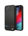 Etui BMW BMHCP12MPUCARTCBK Apple iPhone 12/12 Pro fekete/hardcase M Collection PU Carbon Stripe